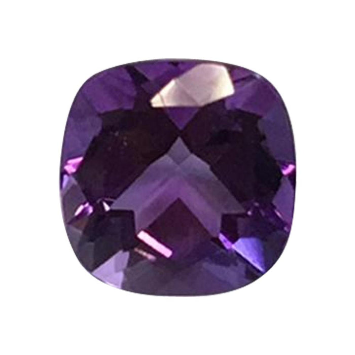 Natural Loose African Amethyst Cushion Cut - (Squarish)