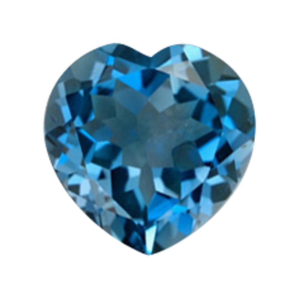 Blue deals topaz heart