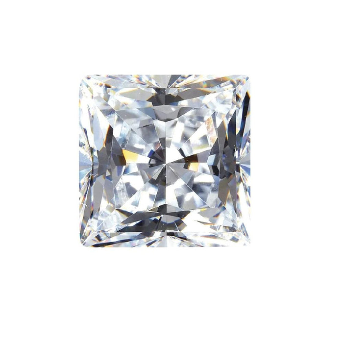 Lab Created Princess White Cubic Zirconia