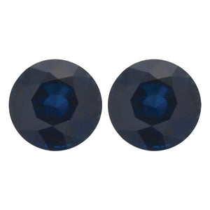 Natural Round Loose Blue Sapphire