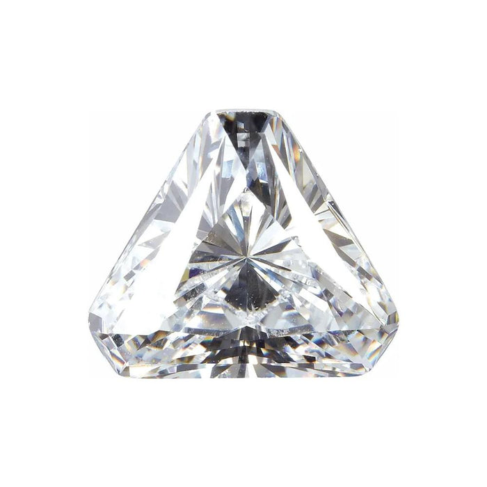 Lab Created Triangle Cut Corners White Cubic Zirconia